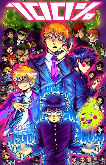 Mob Psycho 100! Posters by ElianaAriel | Redbubble