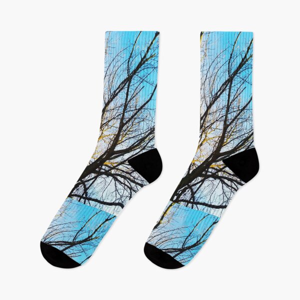 Item preview, Puffy tree poured with sunshine against the background of the blue cloudy sky, natural background  designed and sold by helenkaiy.