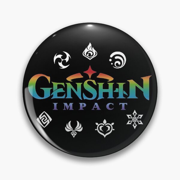 Item preview, Genshin Impact Element Symbols designed and sold by LittleChelsea.