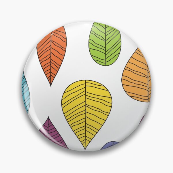 Item preview, colored leaves green yellow red and purple designed and sold by Assan Den.