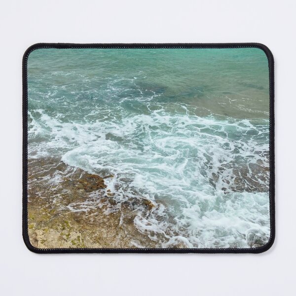 Item preview, Beautiful Blue Crashing Waves With White Sea Foam designed and sold by Barolina.