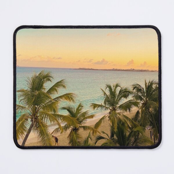 Item preview, Aesthetic Orange Sunset At The Beach designed and sold by Barolina.