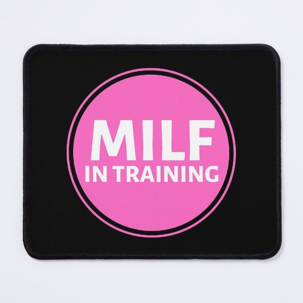 Item preview, MILF In Training Pink Circle - Hot Mom Badge - Mothers Day gift for Future Moms designed and sold by CaitU.