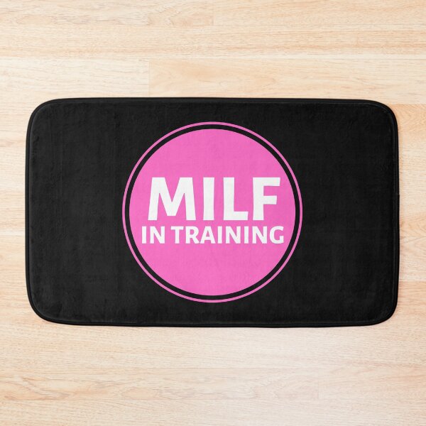 Item preview, MILF In Training Pink Circle - Hot Mom Badge - Mothers Day gift for Future Moms designed and sold by CaitU.