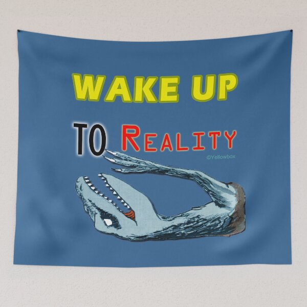 Item preview, A Knocked down monster wake up to reality - Yellowbox ink painting designed and sold by twyellowbox.