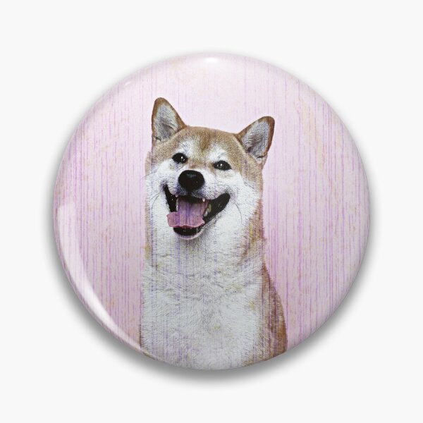 Item preview, Shiba Doge in Pink! designed and sold by ElectricHamster.