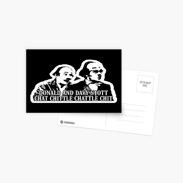 Donald and Davy Stott Postcard