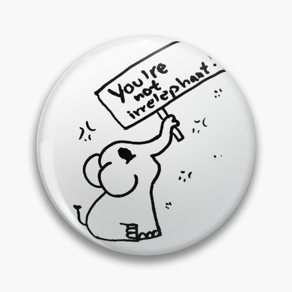 Item preview, Punny Elephant  designed and sold by Salty Marshmallow.