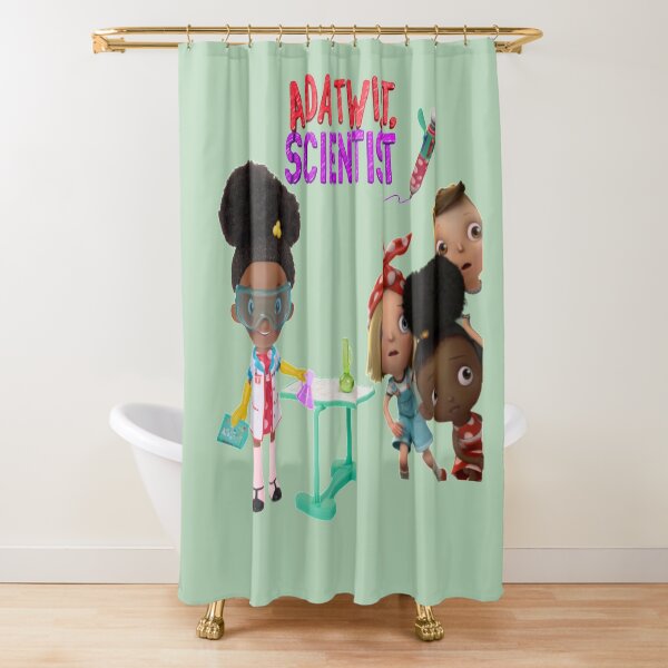 Ada twist scientist animation Shower Curtain