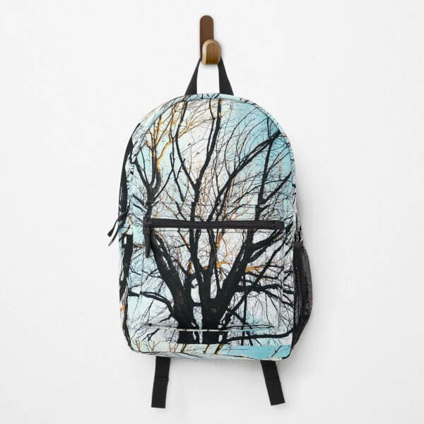 Item preview, Puffy tree poured with sunshine against the background of the blue cloudy sky, natural background designed and sold by helenkaiy.