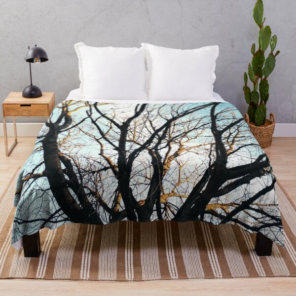 Item preview, Puffy tree poured with sunshine against the background of the blue cloudy sky, natural background designed and sold by helenkaiy.