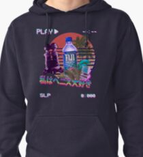 Vaporwave Fiji Bottle Pullover Hoodie