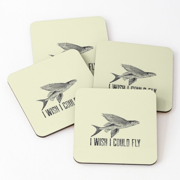 Item preview, I wish I could fly funny flying fish designed and sold by NobelFashion.