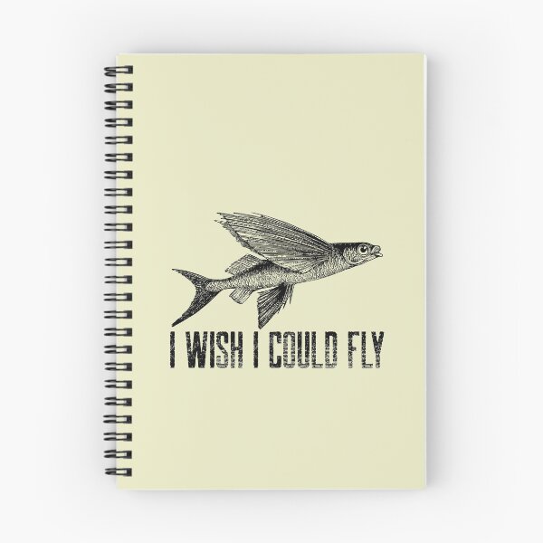 Item preview, I wish I could fly funny flying fish designed and sold by NobelFashion.