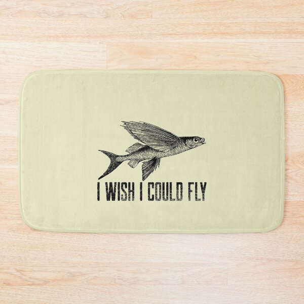 Item preview, I wish I could fly funny flying fish designed and sold by NobelFashion.