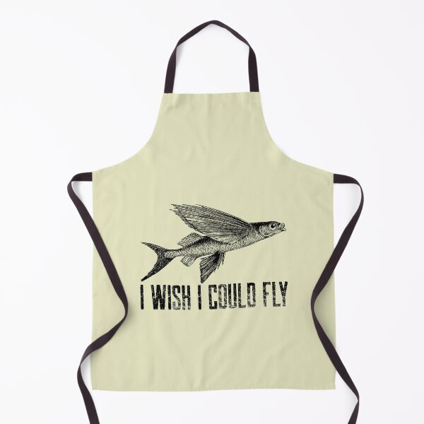 Item preview, I wish I could fly funny flying fish designed and sold by NobelFashion.