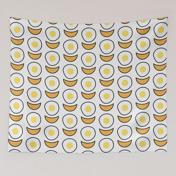 Item preview, Happy breakfast of fried egg and croissant designed and sold by yayor.