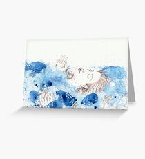 My Ophelia - Meditation on Water Greeting Card