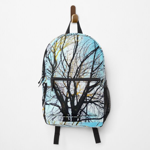 Item preview, Puffy tree poured with sunshine against the background of the blue cloudy sky, natural background  designed and sold by helenkaiy.