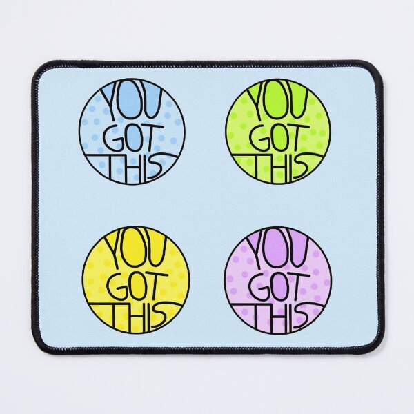 Item preview, You Got This, Motivational And Encouraging Pattern Quote designed and sold by Barolina.