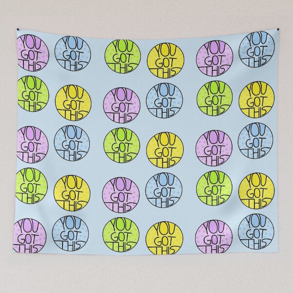 Item preview, You Got This, Motivational And Encouraging Pattern Quote designed and sold by Barolina.
