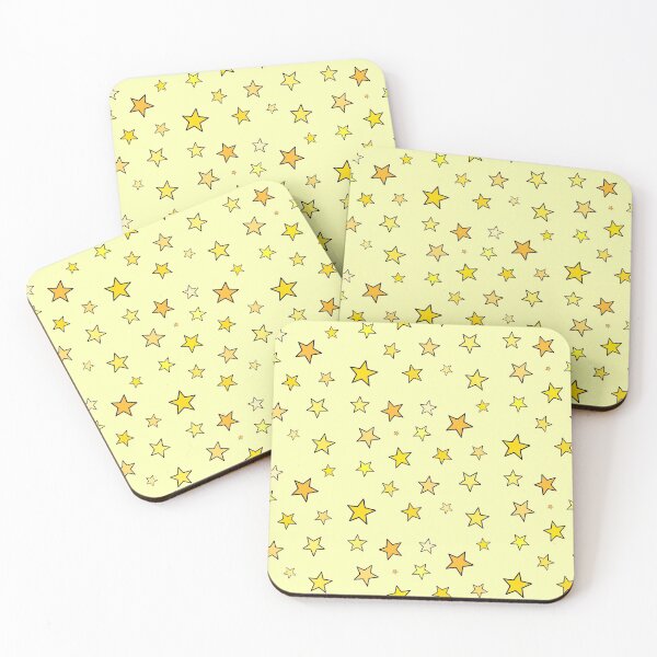 Item preview, Light Yellow Minimalistic Stars Pattern  designed and sold by Barolina.