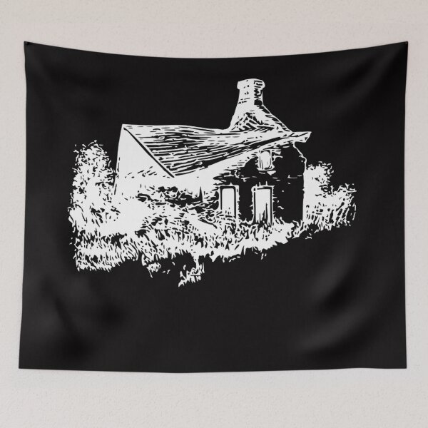 Item preview, Abandoned Farm House Ghost House black Hoodie designed and sold by wiggy38.