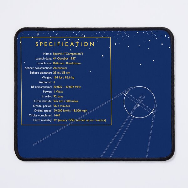 Item preview, Sputnik Blueprint designed and sold by andrewamoore.