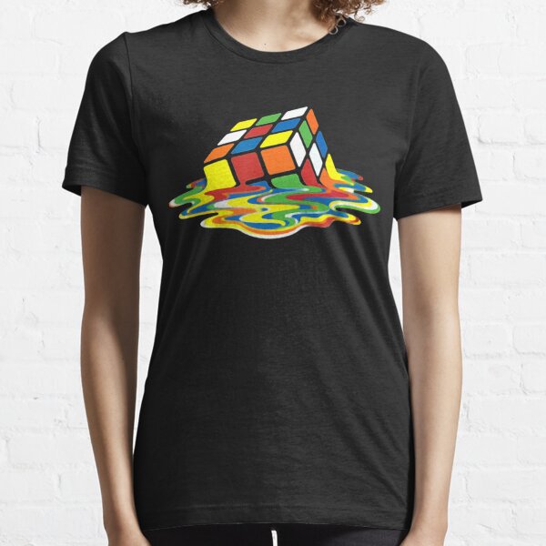 Rubix Rubiks Magic Cube Colourful Essential T-Shirt
