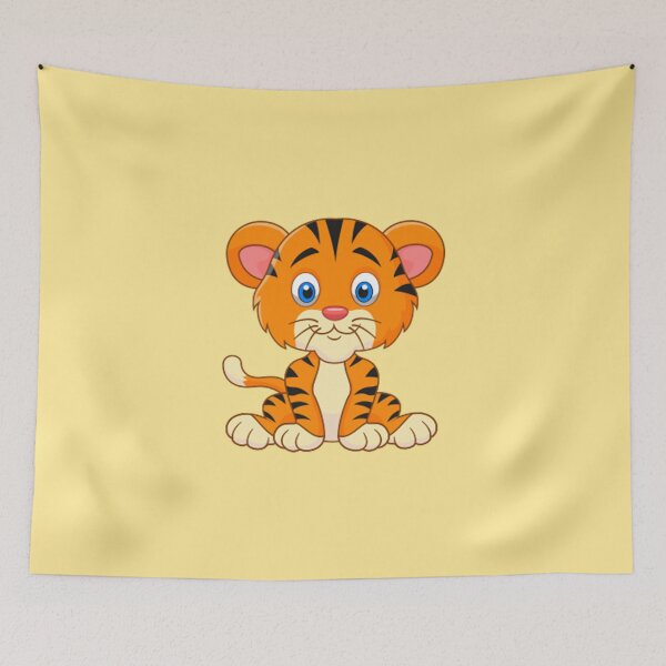 Item preview, Cute Friendly Tiger designed and sold by Tatzki-Design.