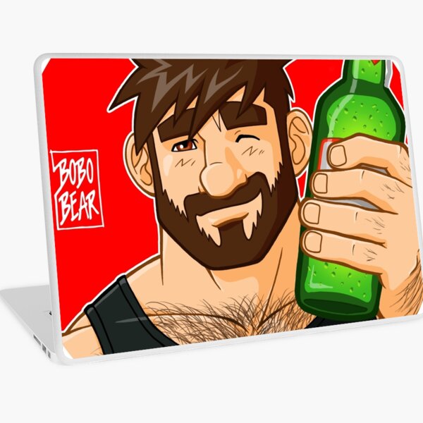 ADAM LIKES BEER Laptop Skin