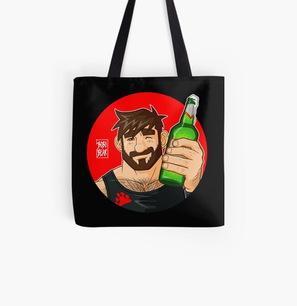 ADAM LIKES BEER All Over Print Tote Bag