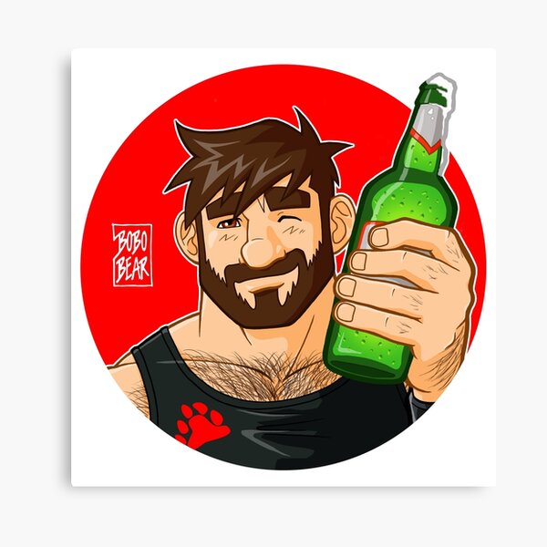 ADAM LIKES BEER Canvas Print