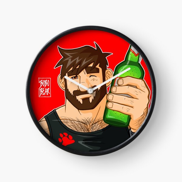 ADAM LIKES BEER Clock