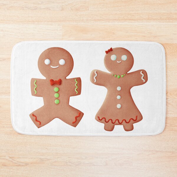 Item preview, Gingerbread couple designed and sold by Tell it with a Cat.