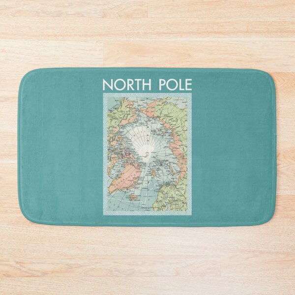 Item preview, North Pole - Vintage Map designed and sold by Lidra Zehcnas.