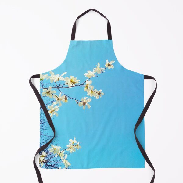 Item preview, White magnolia tree in blossom, spring season, natural background designed and sold by helenkaiy.