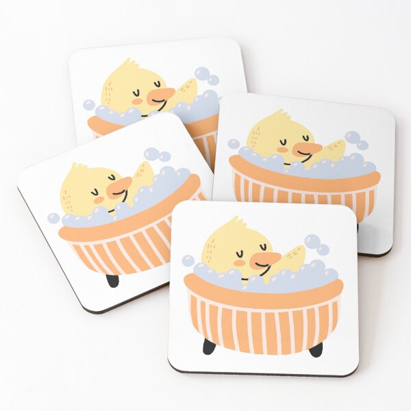 Item preview, Cute Duck Taking Bubble Bath designed and sold by Cute Bunny.