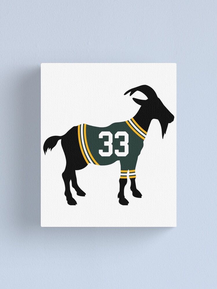 Aaron Jones Green Bay Packers Sombrero Mounted Print for Sale