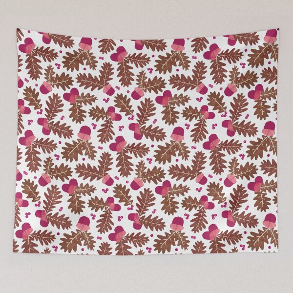 Item preview, Acorns in Pink designed and sold by The Wellington Boot.