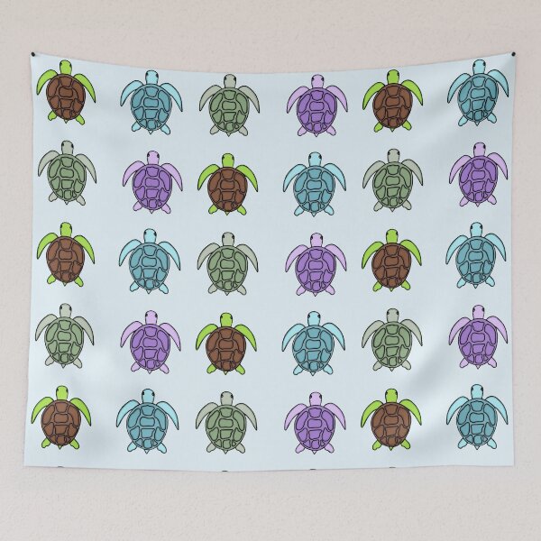 Item preview, Super Adorable And Cute Colorful Turtle Pattern Pack designed and sold by Barolina.