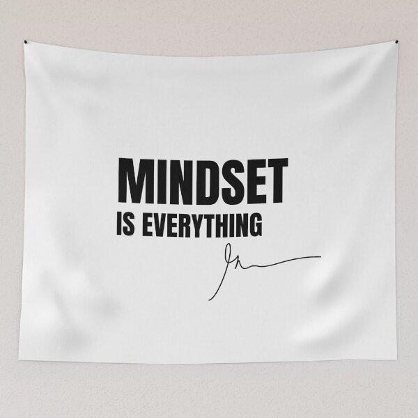 Item preview, Mindset is everthing Gary vee quote designed and sold by SpiritualCode.