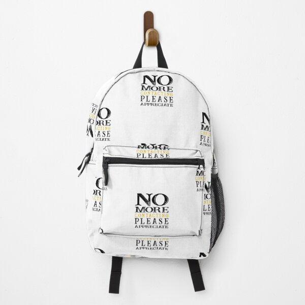 Item preview, NO MORE CONTACTING T_SHIRTS CLASSIC FOR MEN AND WOMEN designed and sold by Global Wave Designs.