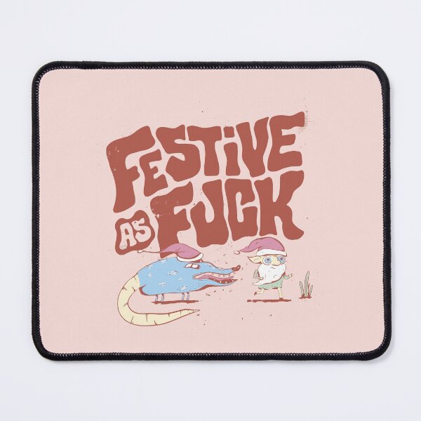 Item preview, Funny Anti Christmas Design, Festive As Fuck designed and sold by Singhe Design.