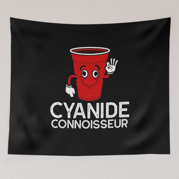 Item preview, Cyanide Connoisseur - Nihilism for Nihilist Design designed and sold by Shirtlify.