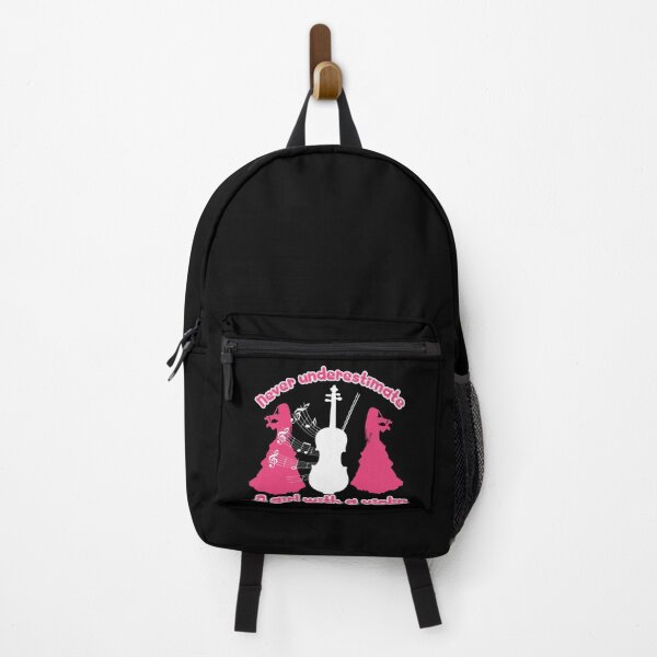 Item preview, Never underestimate a girl with a violin designed and sold by DynastyArt.
