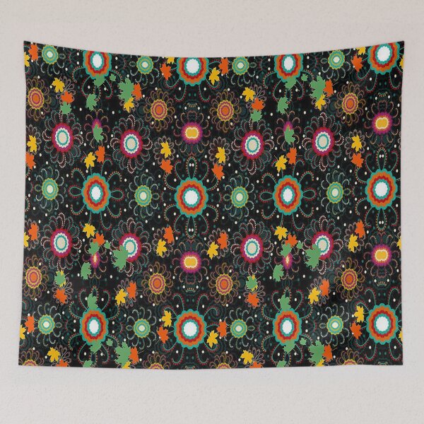 Item preview, Botanical Abstract Autumn Fall Pattern, Buffalo Plaid Thanksgiving Day Design, Buffalo Plaid Thanksgiving Autumn Design ,Thankful Grateful Blessed, Gobble Me Turkey Day designed and sold by Adri Barnard.