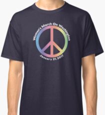 Women's March On Washington Peace Sign Classic T-Shirt