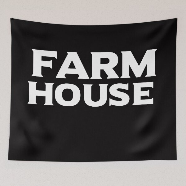 Item preview, Farm House Ghost House black Hoodie designed and sold by wiggy38.