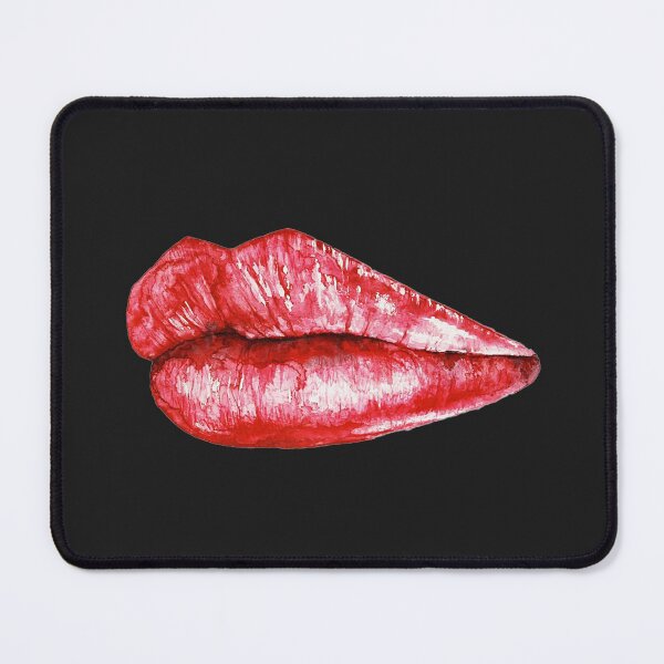 Item preview, Red Luscious Lips, graphic design designed and sold by Nostrathomas66.